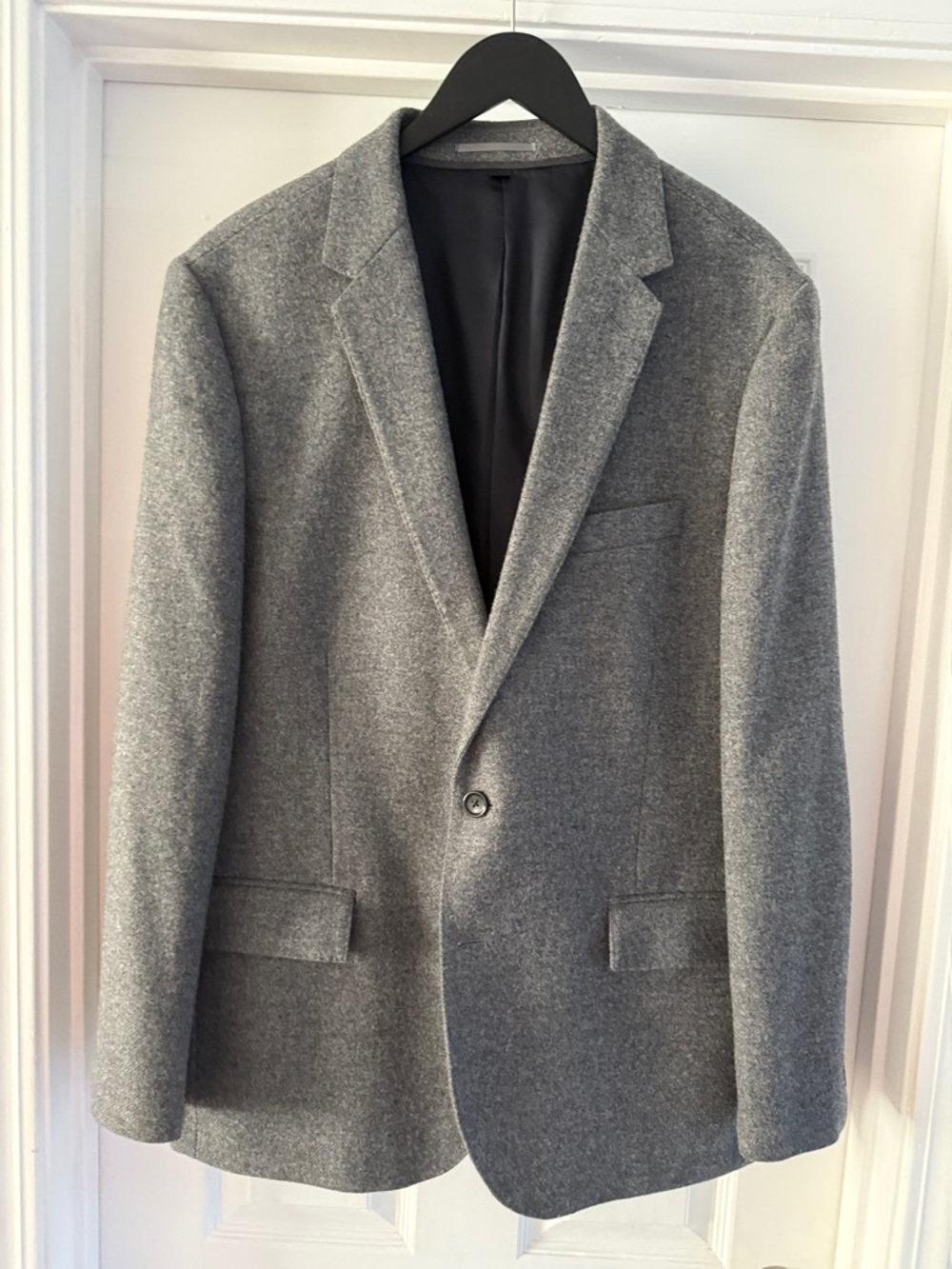 J. Crew Gray Single-Button Men's Blazer